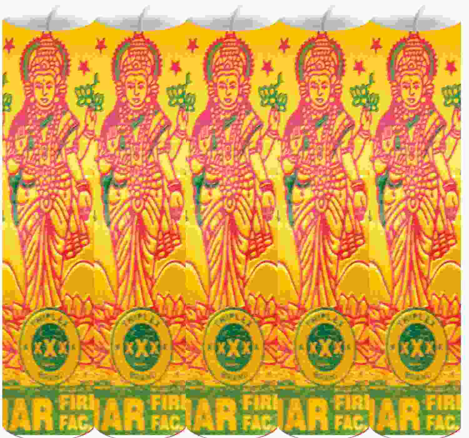 4'' Gold Lakshmi (5 Pcs)